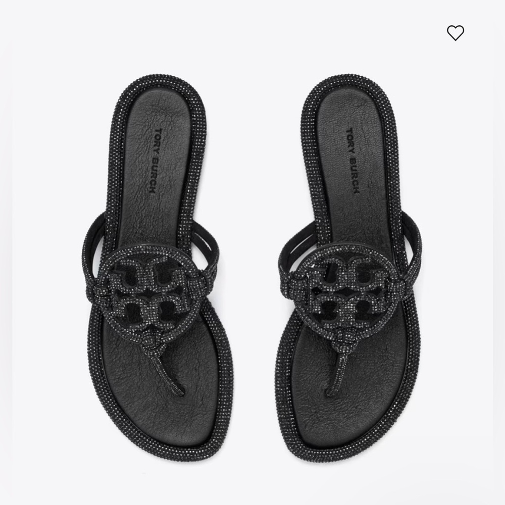 NWT Tory Burch Miller Pave Knotted Sandals